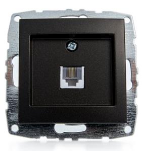 50023124 MONO DESPİNA L/D TEKLİ NUM.TLF.PRİZ RJ11 MODÜL + KAPAK FÜME