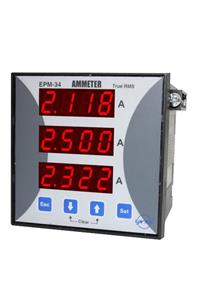 M1275 EPM-34 96x96 24-250VAC/DC T/İ Elektronik Ampermetr